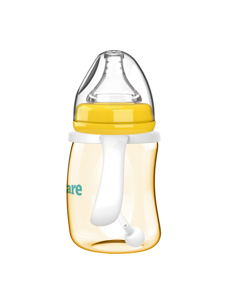 伊斯卡爾180mlPPSU企鵝自動(dòng)哺乳瓶(黃)