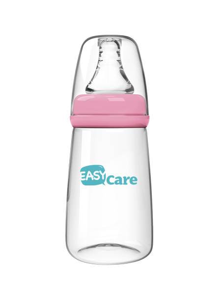 伊斯卡爾160mlPP標準口徑奶瓶(紅)