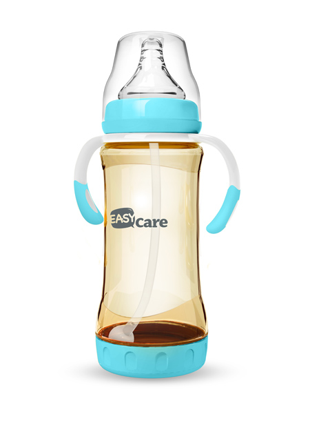 伊斯卡爾330mlPPSU防脹氣自動奶瓶(藍(lán))