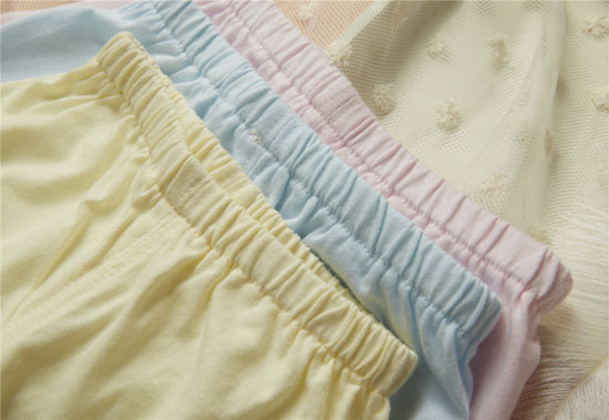 金色小魚純棉素色單面單條褲