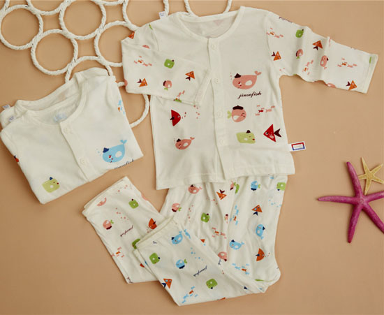 金色小魚(yú)蘆薈纖維單面小魚(yú)開(kāi)胸套