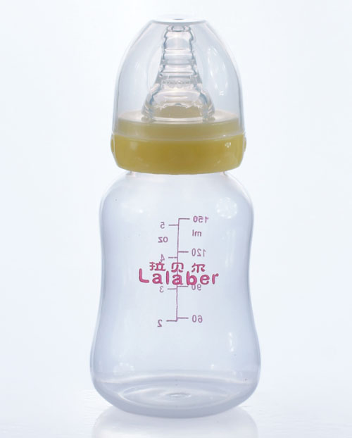 拉貝爾5安士標準口徑PP奶瓶-黃色奶環(huán)