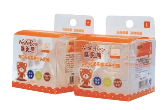 唯昵熊寬口平頭奶嘴