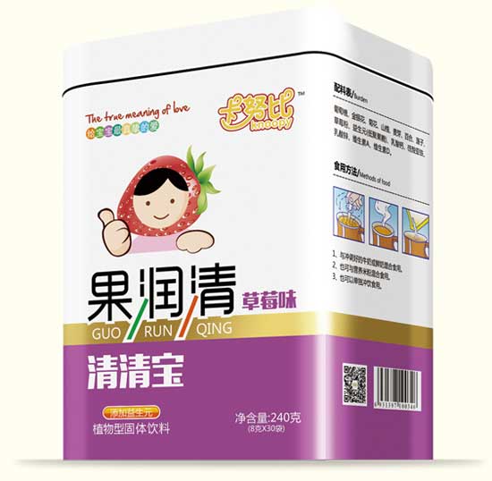 卡努比草莓味果潤(rùn)清清清寶