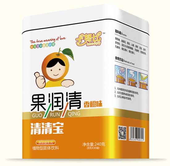 卡努比香橙味果潤(rùn)清清清寶