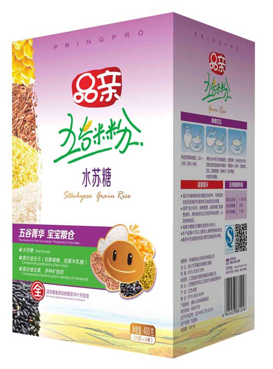 品親五谷水蘇糖營養(yǎng)米粉