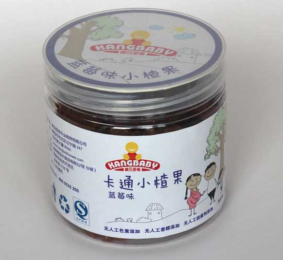 康貝多維藍莓味卡通小渣果