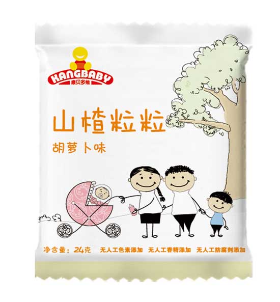 康貝多維胡蘿卜味山楂粒粒