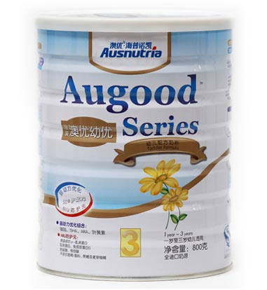 澳優(yōu)金裝優(yōu)選配方奶粉3段800克聽(tīng)