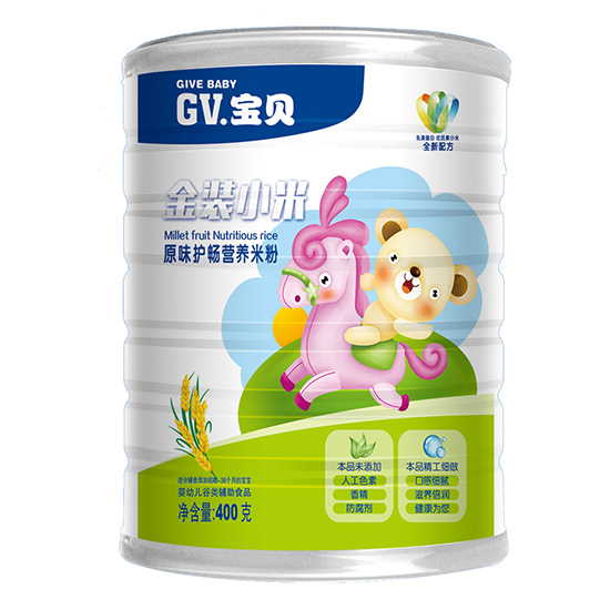 GV寶貝金裝小米原味護(hù)暢營(yíng)養(yǎng)米粉