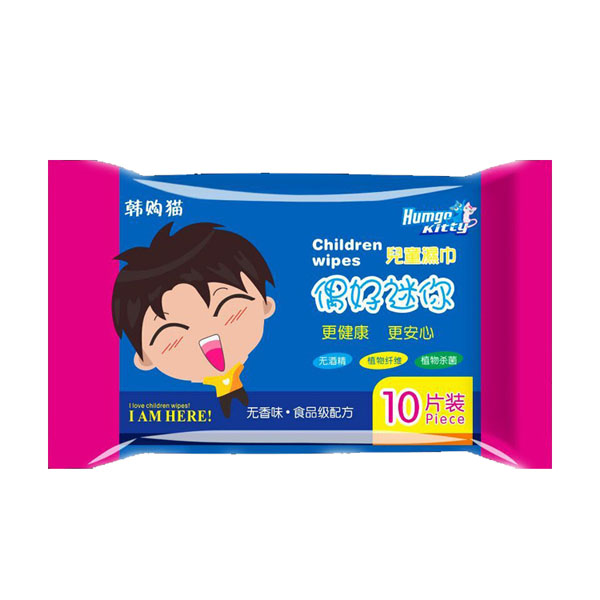 韓國(guó)小貓兒童柔濕巾