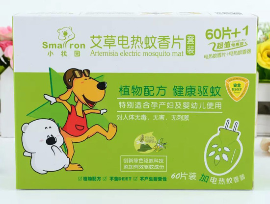 小狀園艾草電熱驅(qū)蚊60片