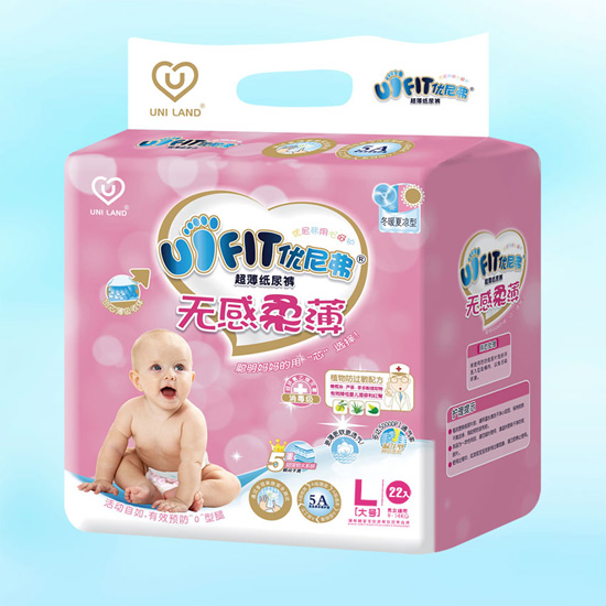 優(yōu)尼弗無感柔薄嬰兒紙尿褲L碼44入