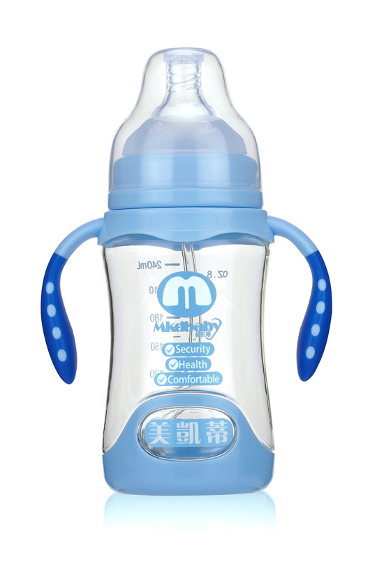 美凱蒂PA奶瓶240ML藍(lán)色