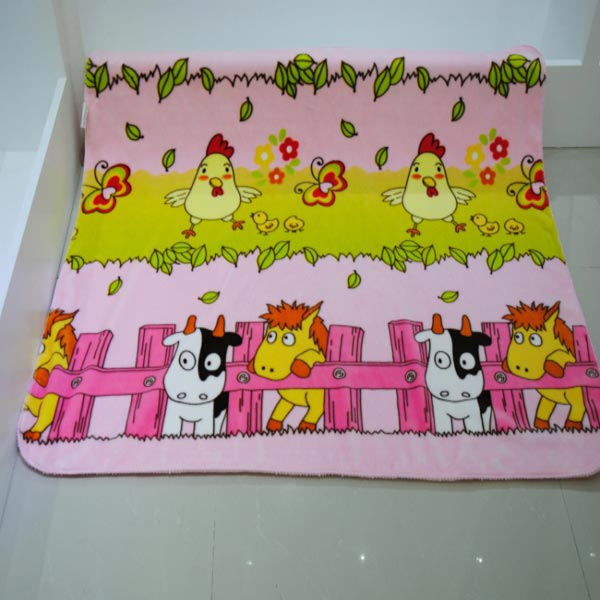 亞奧超柔云毯牧場粉色