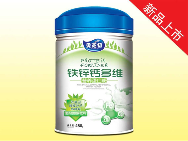 貝芝初鐵鋅鈣多維-蛋白粉