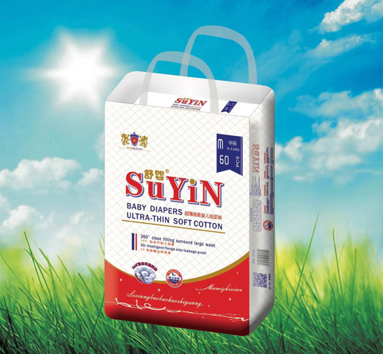 舒嬰超薄綿柔嬰兒紙尿褲M(mǎn)碼60片