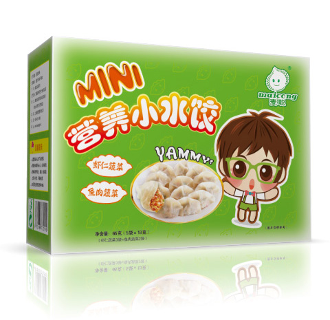 麥聰營(yíng)養(yǎng)小水餃蝦仁蔬菜+魚肉蔬菜1