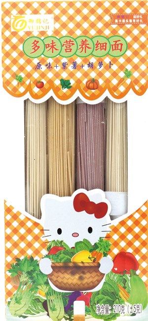 御錦記原味+紫薯+胡蘿卜營養(yǎng)細面