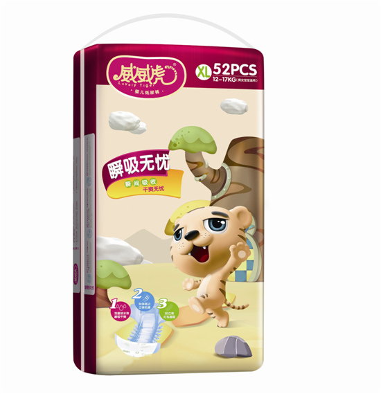 威威虎瞬吸無憂紙尿褲XL碼52片