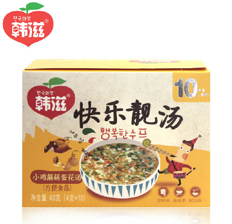 韓滋小雞蘑菇湯