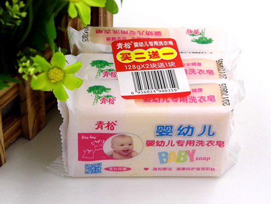 青松嬰幼兒專用洗衣皂(玉蘭花)128g