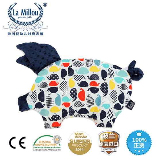 拉米洛新魔幻大藍鯨小豬枕勇氣海軍藍