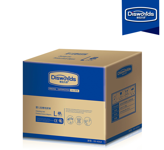迪世樂園嬰兒輕奢紙尿褲L 48片整箱