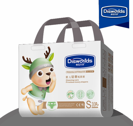 迪世樂(lè)園嬰兒輕奢紙尿褲S 30片