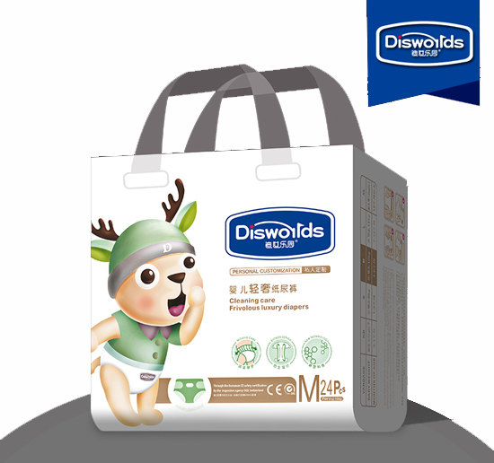 迪世樂(lè)園嬰兒輕奢紙尿褲M 24片
