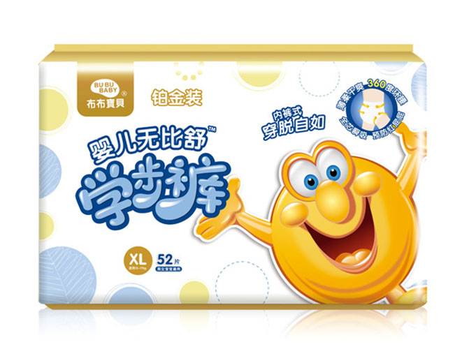 布布寶貝鉑金裝嬰兒學步褲XL橫向