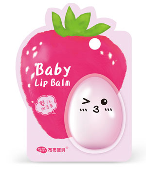 布布寶貝嬰兒草莓潤唇膏10G