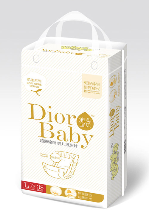 迪奧寶貝超薄綿柔嬰兒紙尿片L碼