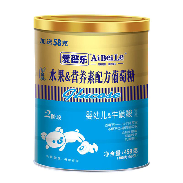 愛蓓樂458克水果&營(yíng)養(yǎng)素配方葡萄糖-嬰幼兒