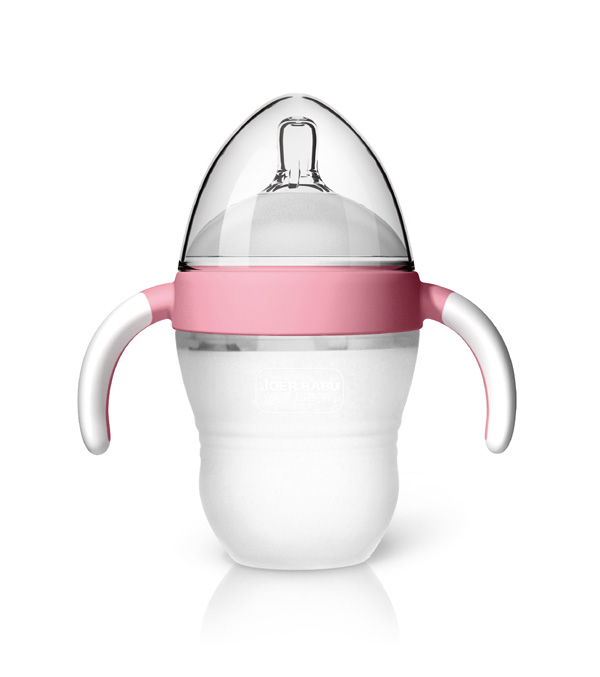 小袋鼠巴布小蜜桃硅膠奶瓶BP-853-01
