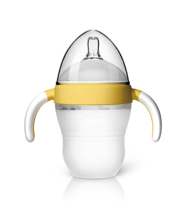 小袋鼠巴布小蜜桃硅膠奶瓶BP-853-03