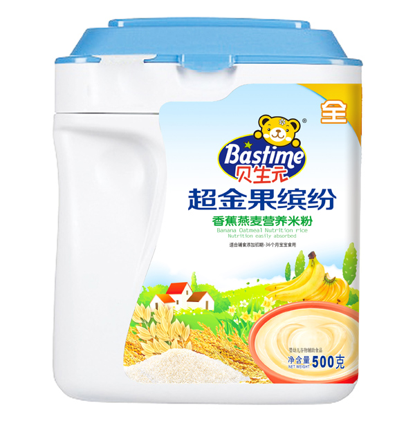貝生元超金果繽紛香蕉燕麥營(yíng)養(yǎng)米粉聽裝