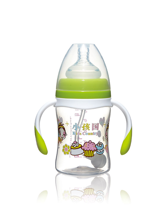 小孩國寬口直身自動PP奶瓶綠色180ML.jpg 小孩國寬口直身自動PP奶瓶綠色180ML.jpg