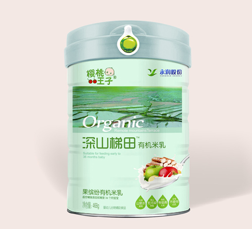 櫻桃王子深山梯田果繽紛有機米乳