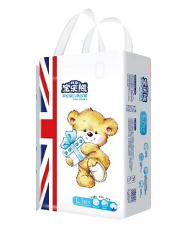 寶樂熊英倫紙尿褲L