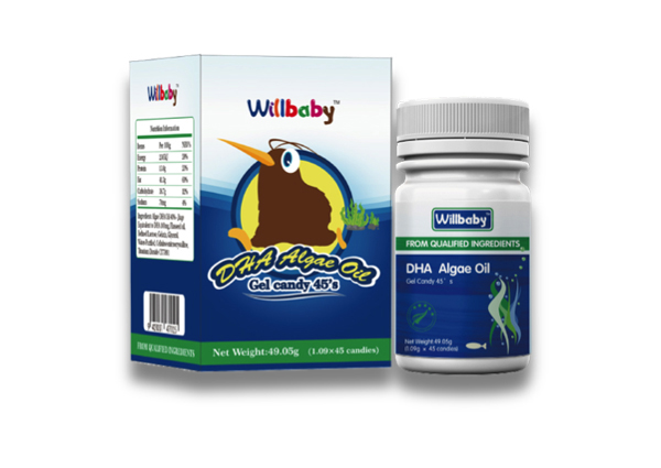 睿貝兒DHA藻油凝膠糖果