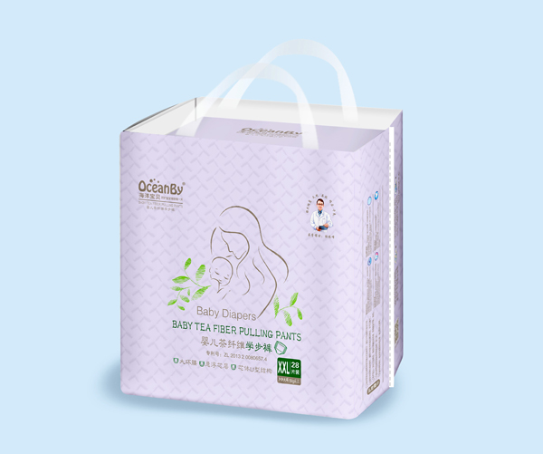 海洋寶貝嬰兒茶纖維學(xué)步褲XXL28-中包