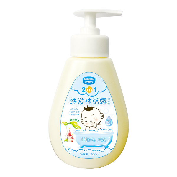 貝維兒洗發(fā)沐浴露草本型二合一300g