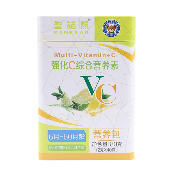 圣諾熊強化C綜合營養(yǎng)素40袋