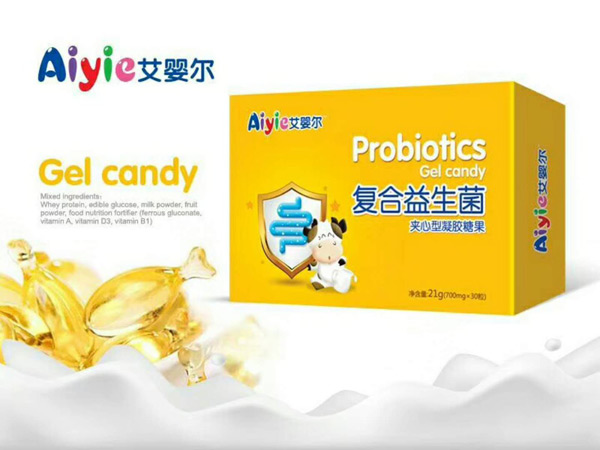 艾嬰爾復(fù)合益生菌夾心型凝膠糖果