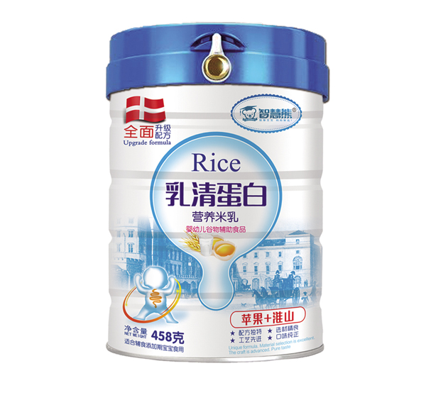 智慧熊乳清蛋白營養(yǎng)米乳-蘋果淮山聽裝