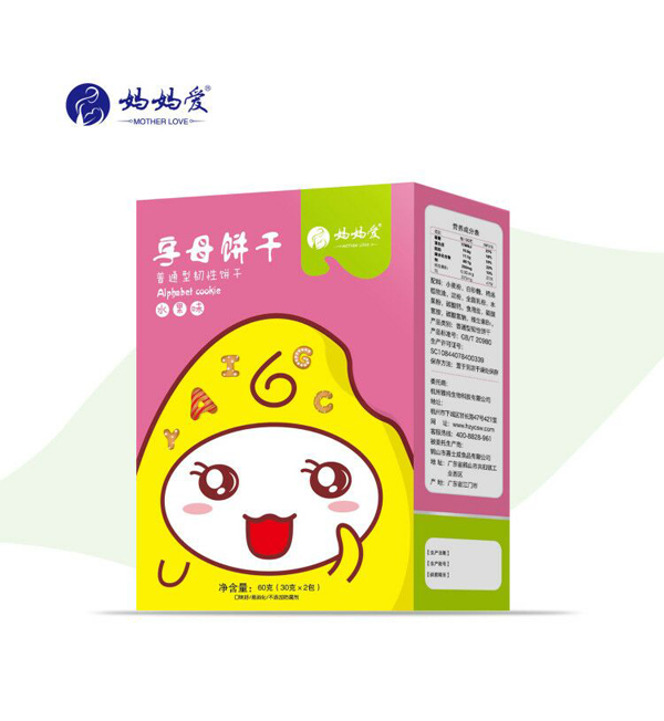 媽媽愛(ài)字母餅干-水果味