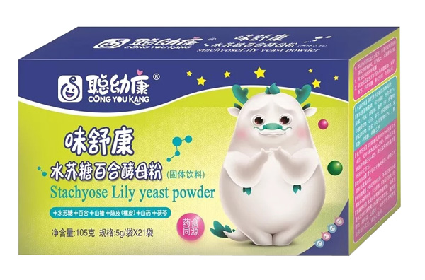 聰幼康味舒康水蘇糖百合酵母粉