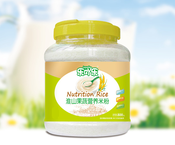 樂吖樂淮山果蔬營養(yǎng)米粉桶裝