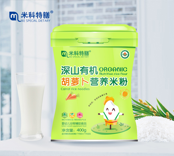 米科特膳深山有機(jī)胡蘿卜營(yíng)養(yǎng)米粉600